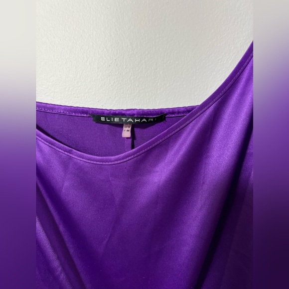 Elie Tahari Satin Dress Size M - Picture 4 of 4